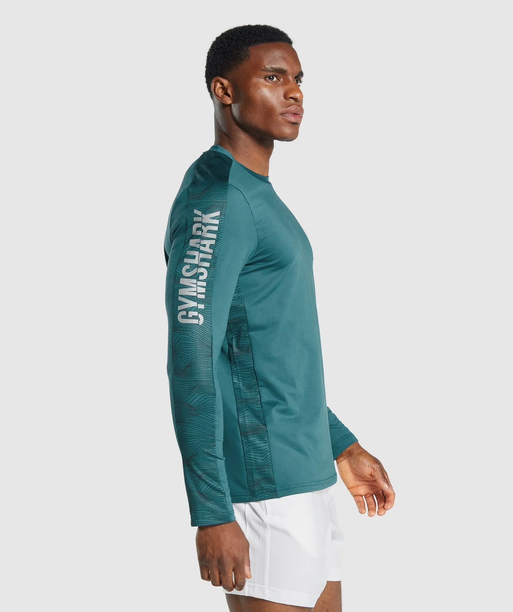 Gymshark Sport Long Sleeve Crew - Teal