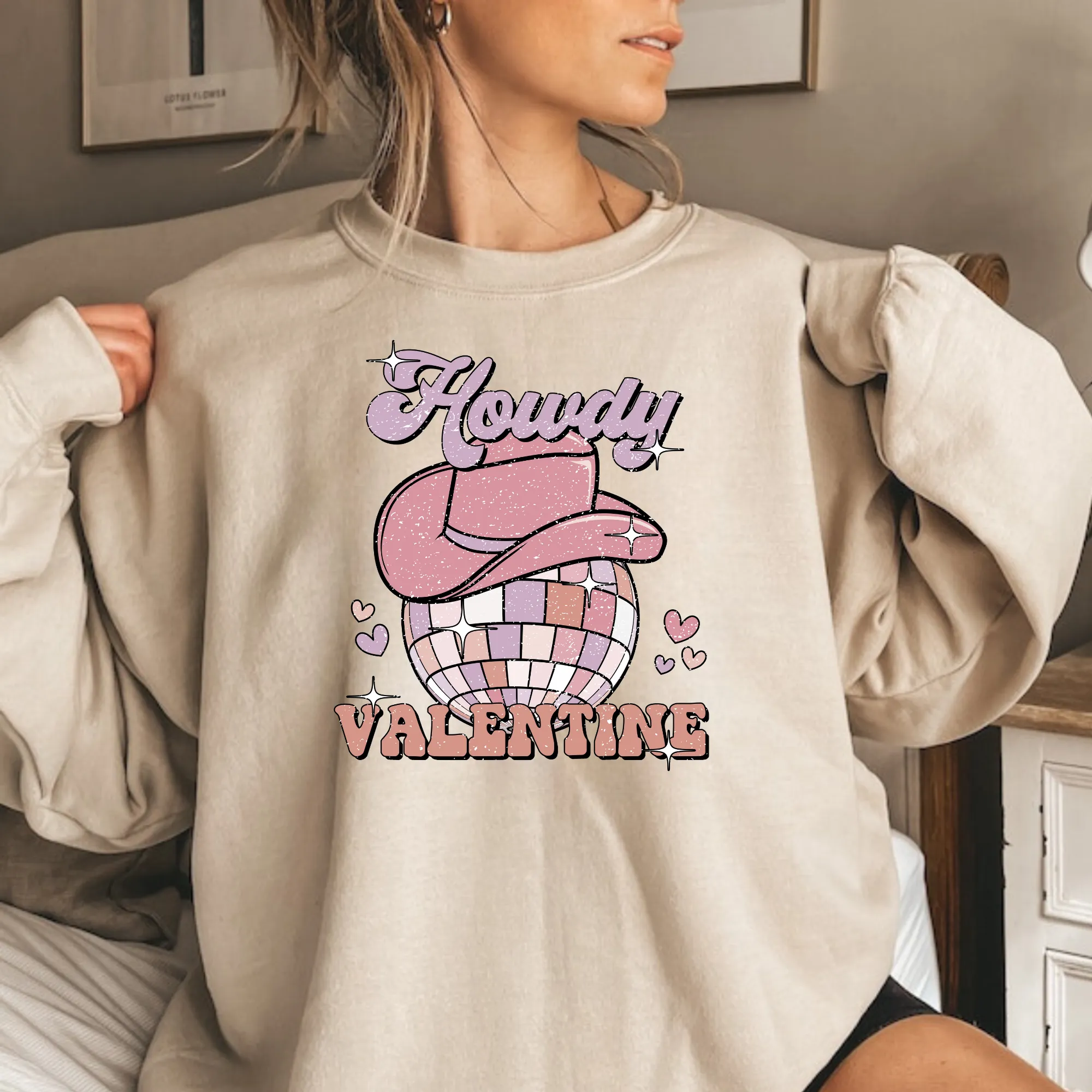 Howdy Valentine | Valentine's Day Sweatshirt