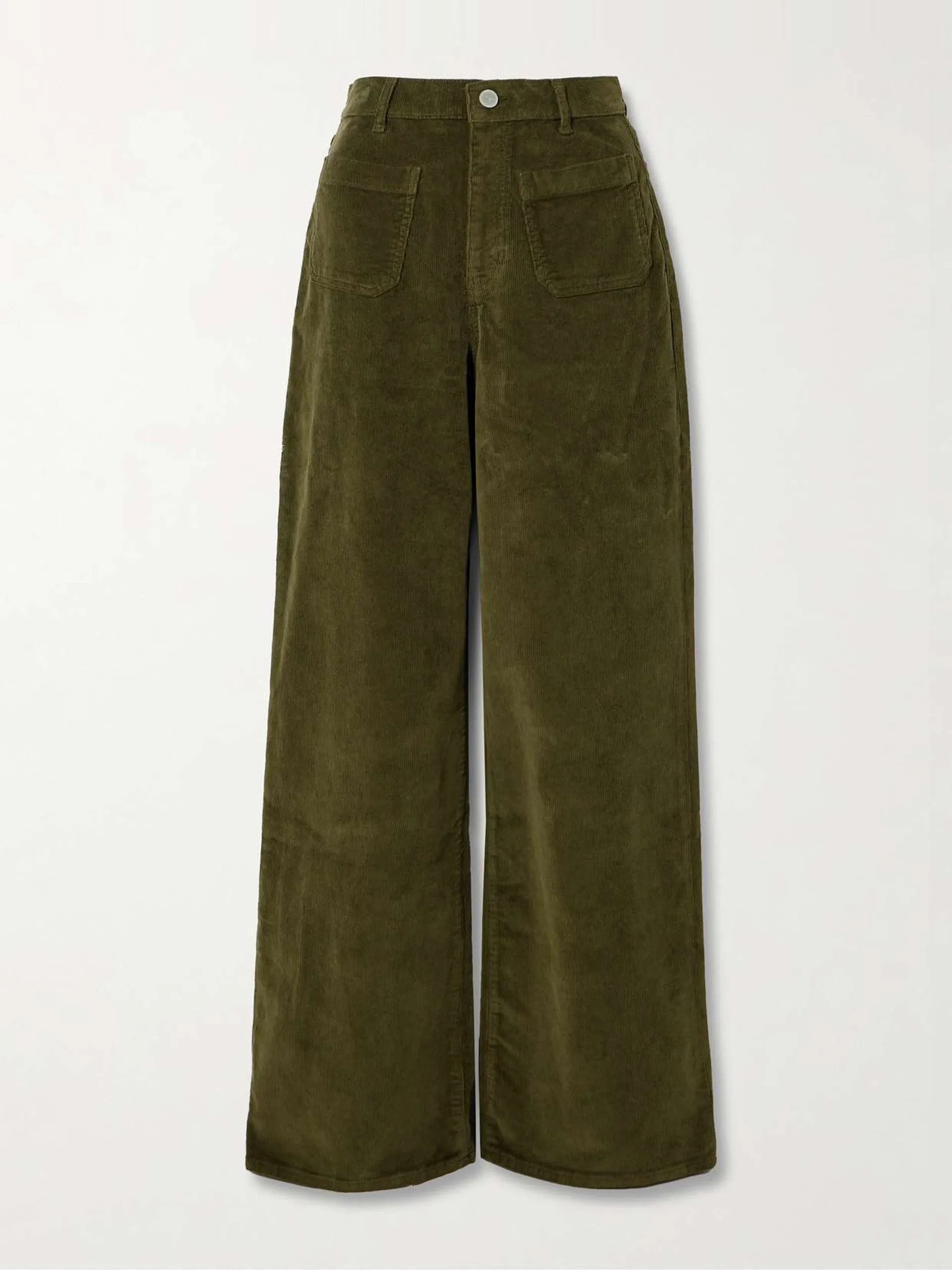 Isadora cotton-blend corduroy wide-leg pants