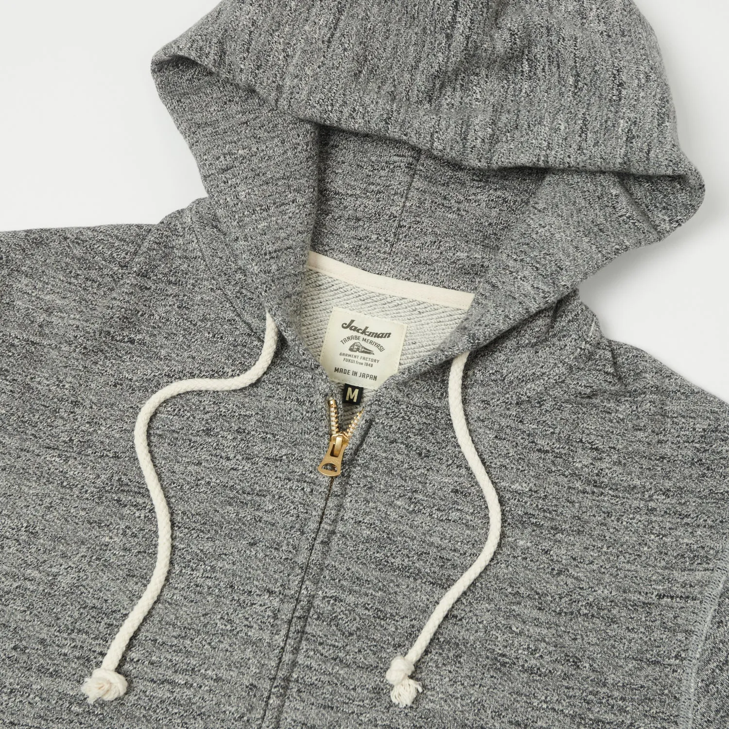 Jackman GG Sweat Zip Parka - Charcoal