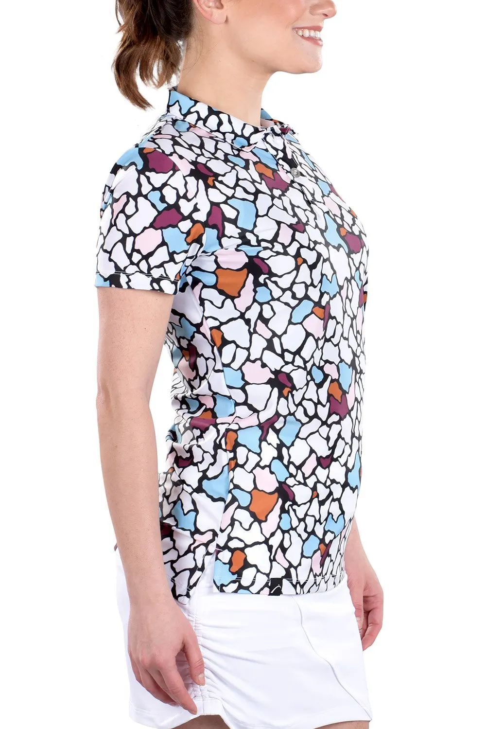 Karina Mosaic Print Top - FINAL SALE