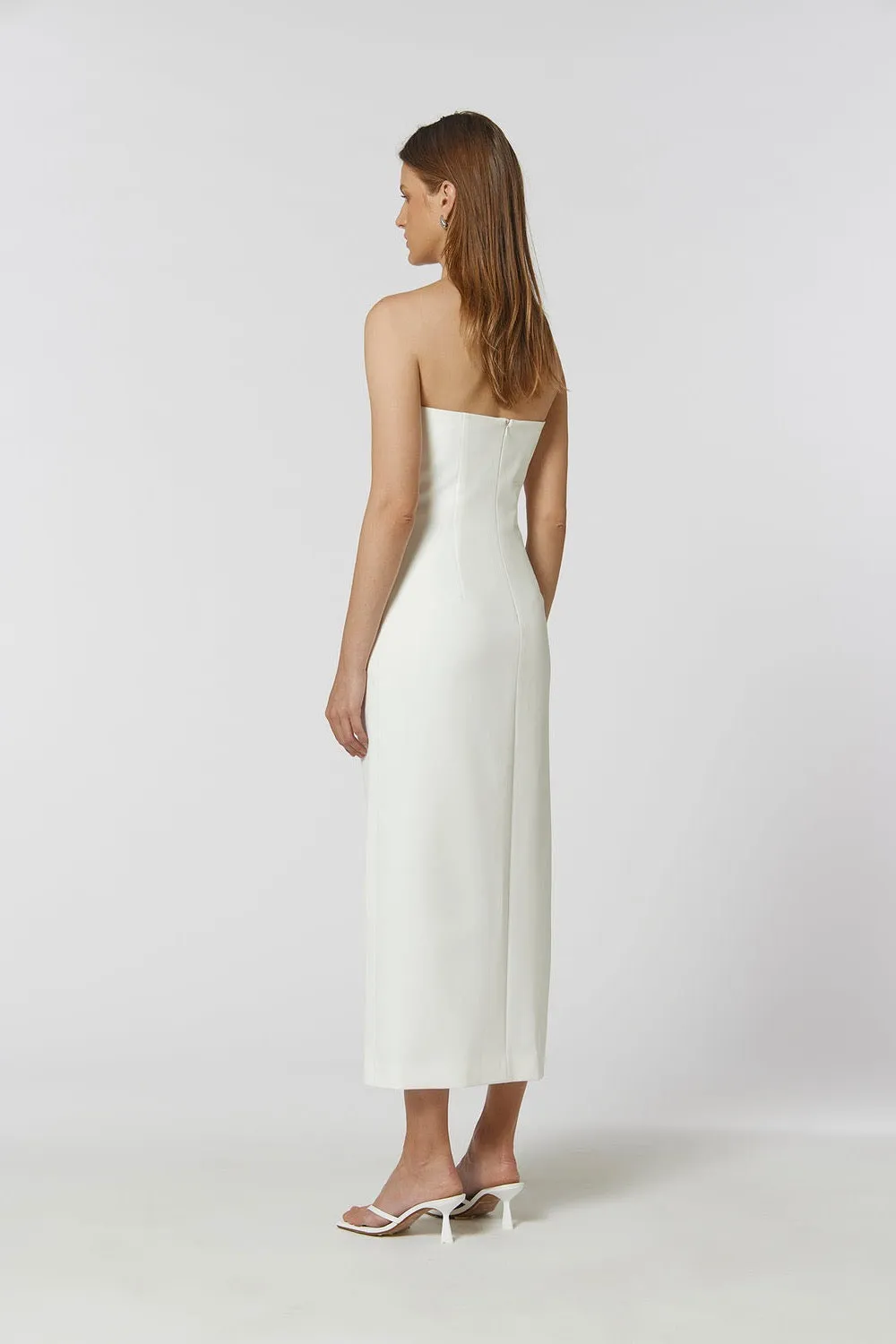 Kianna Tailored Dress - White