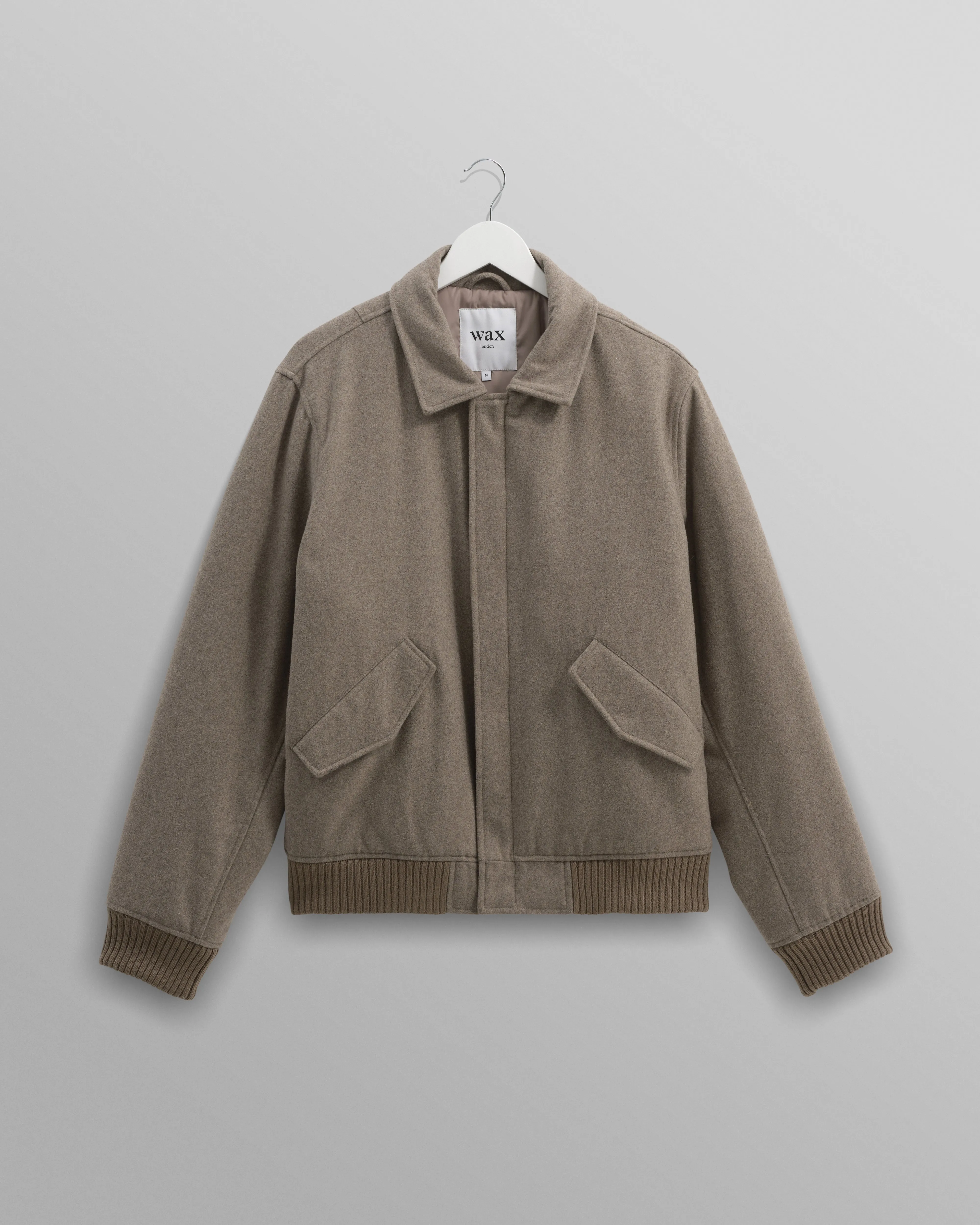 Knoll - Natural Wool Bomber Jacket