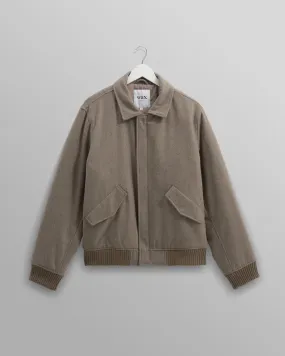 Knoll - Natural Wool Bomber Jacket