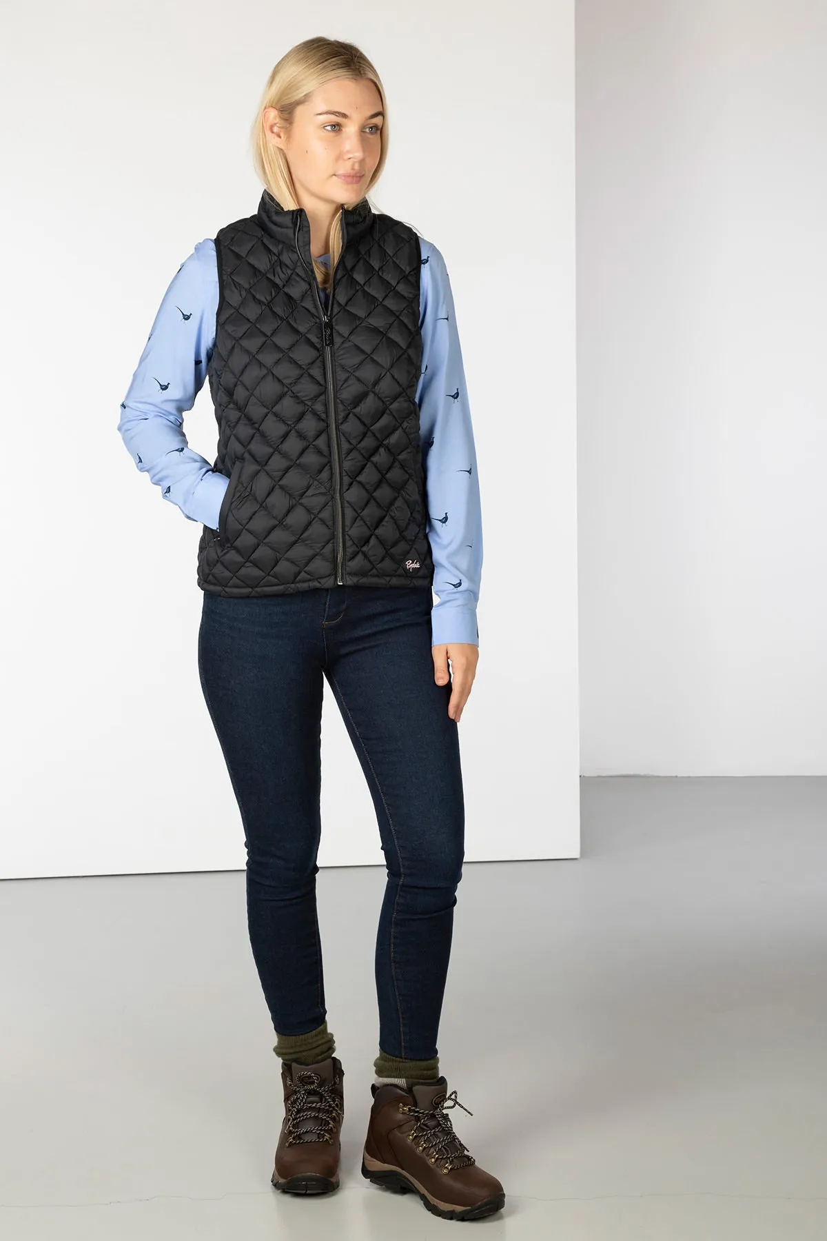 Ladies Diamond Quilt Padded Gilet - Runswick