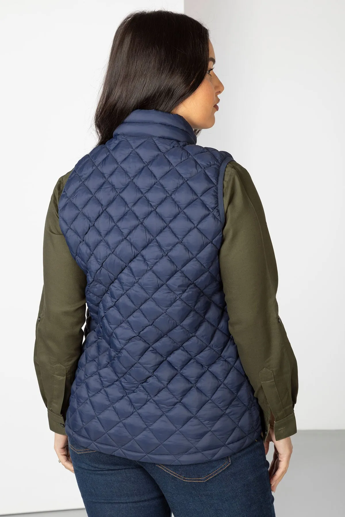 Ladies Diamond Quilt Padded Gilet - Runswick