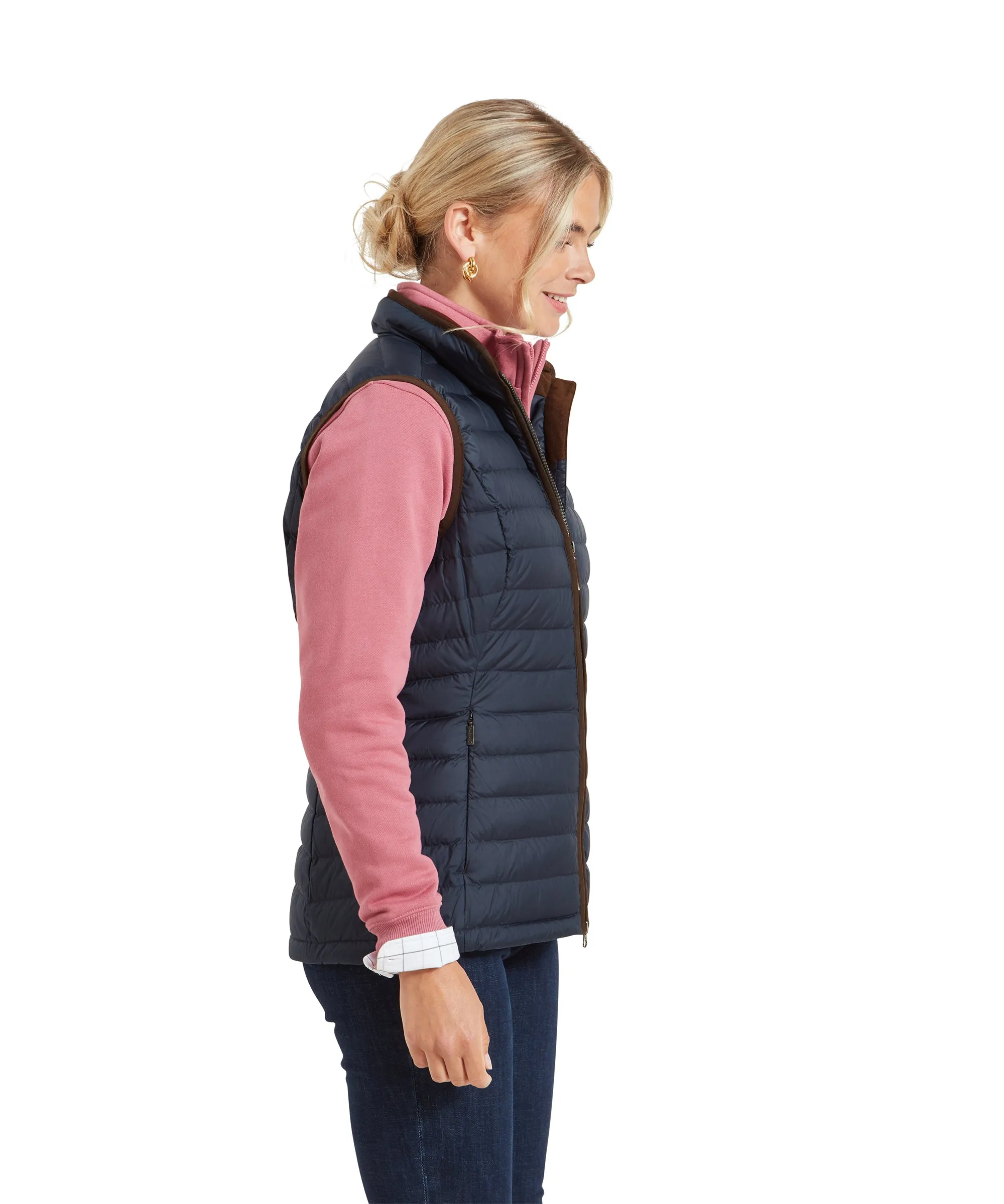 Launde Down Gilet - Petrol Blue