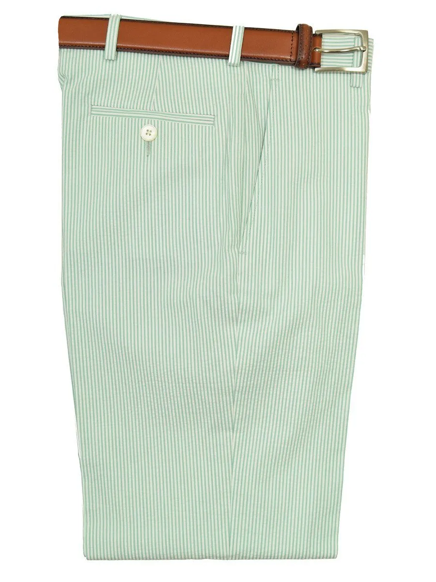 Lauren Ralph Lauren 18949P 100% Cotton Boy's Suit Separate Pant - Seersucker - Green