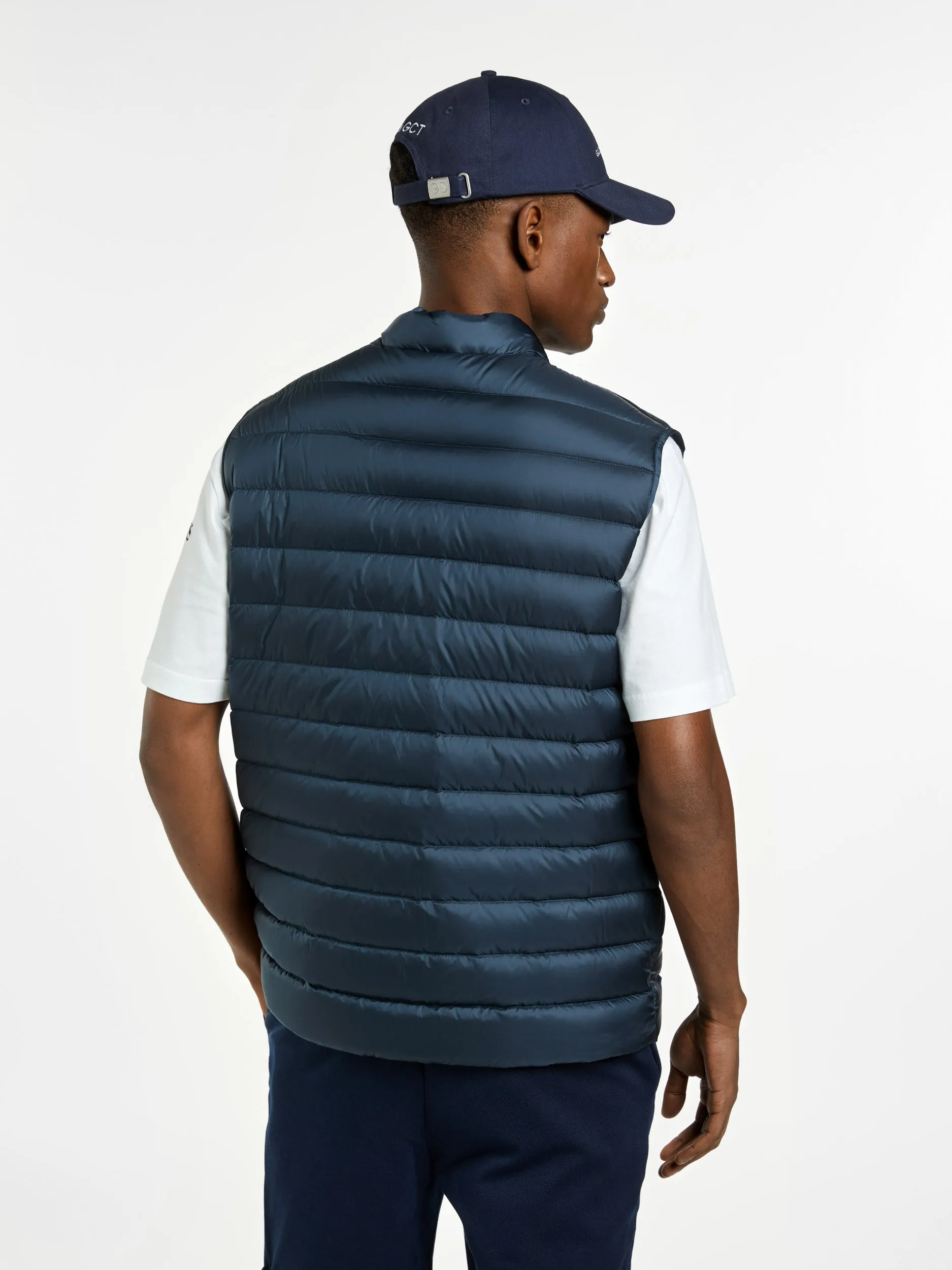 LGCT Essentials Men's Padded Gilet - Navy Blue