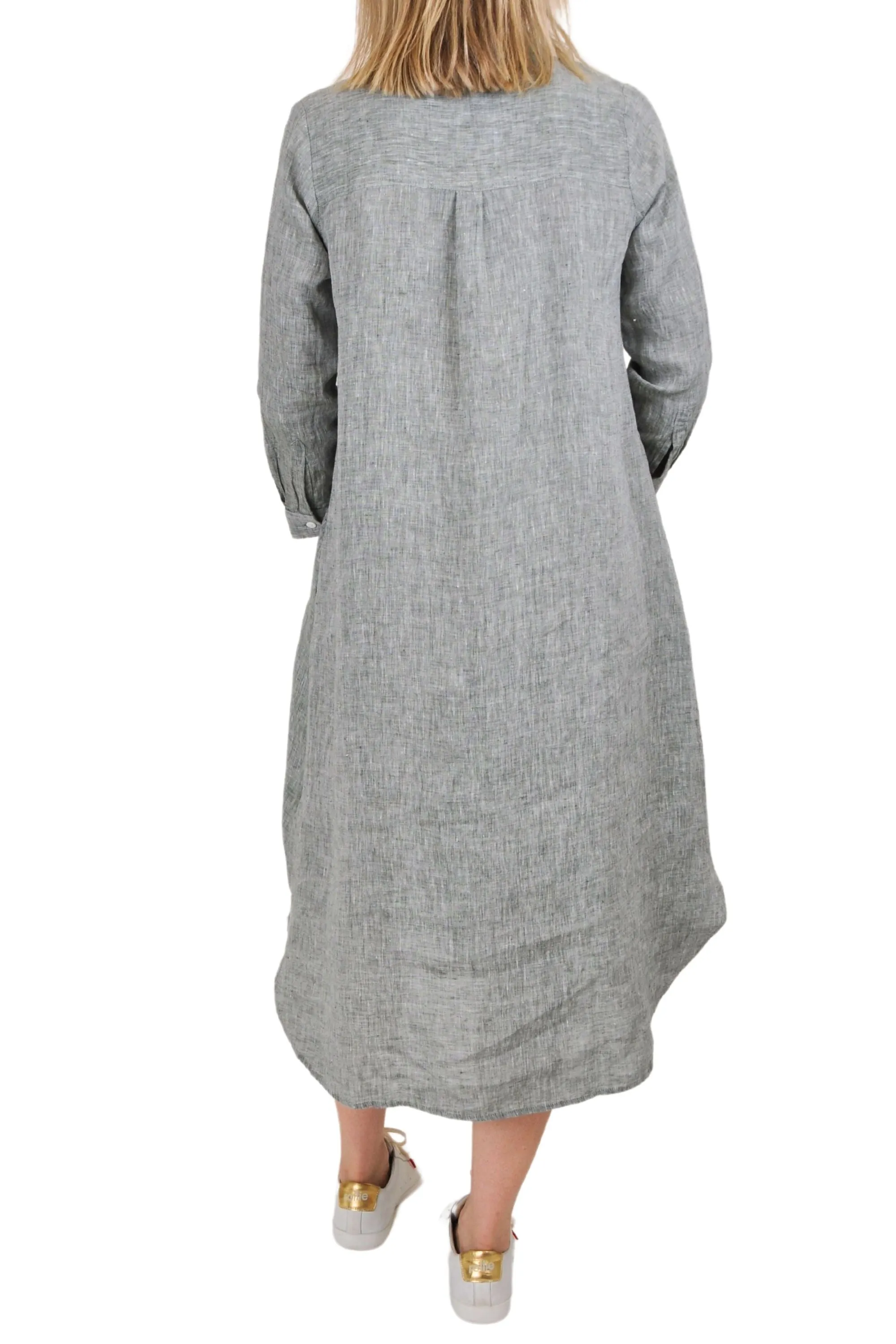 LINEN SHIRT DRESS - CSS24525