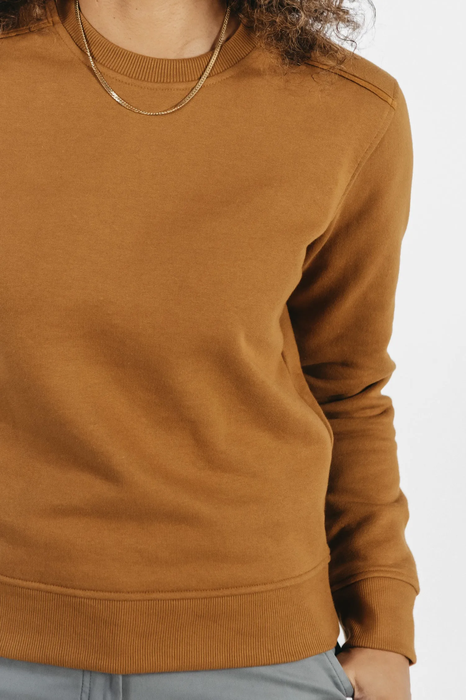 Linnton Crew Sweatshirt / Bronze