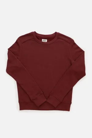 Linnton Crew Sweatshirt / Burgundy