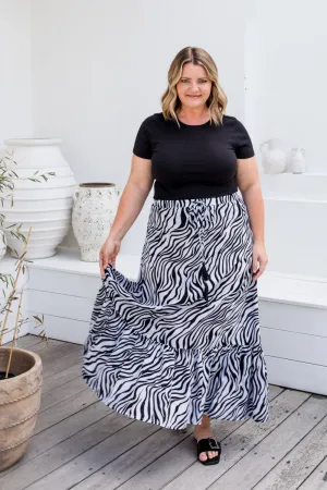 Long Skirt - Zebra