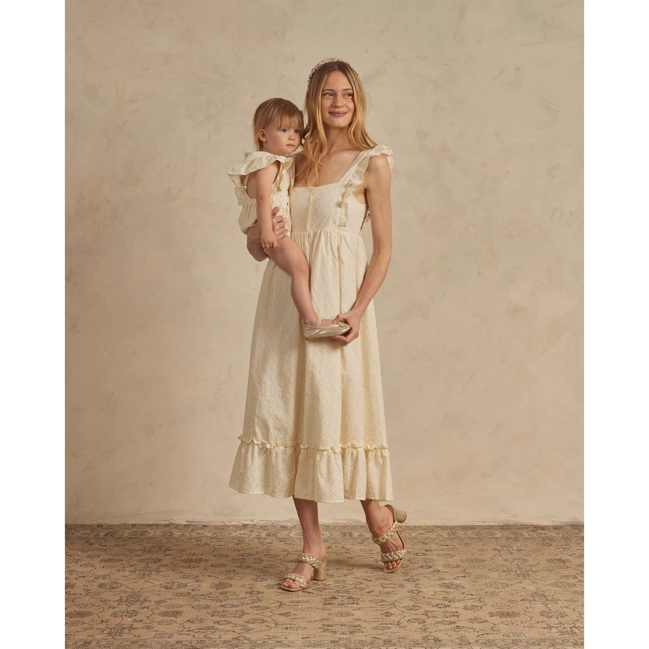 Lucy Dress | Ivory Eyelet