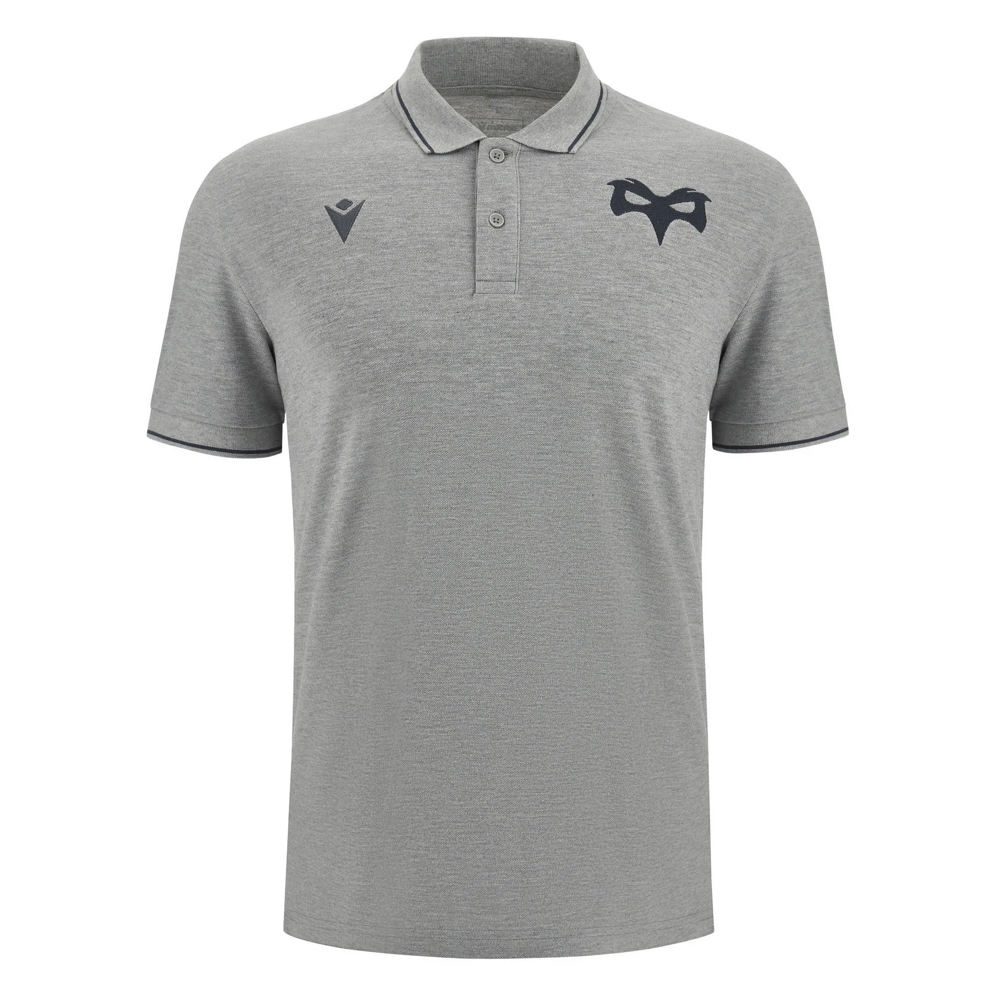 Macron Ospreys Rugby Mens Leisure Polo