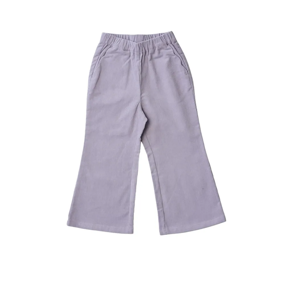 MaNa Girls' Corduroy Flared Pants