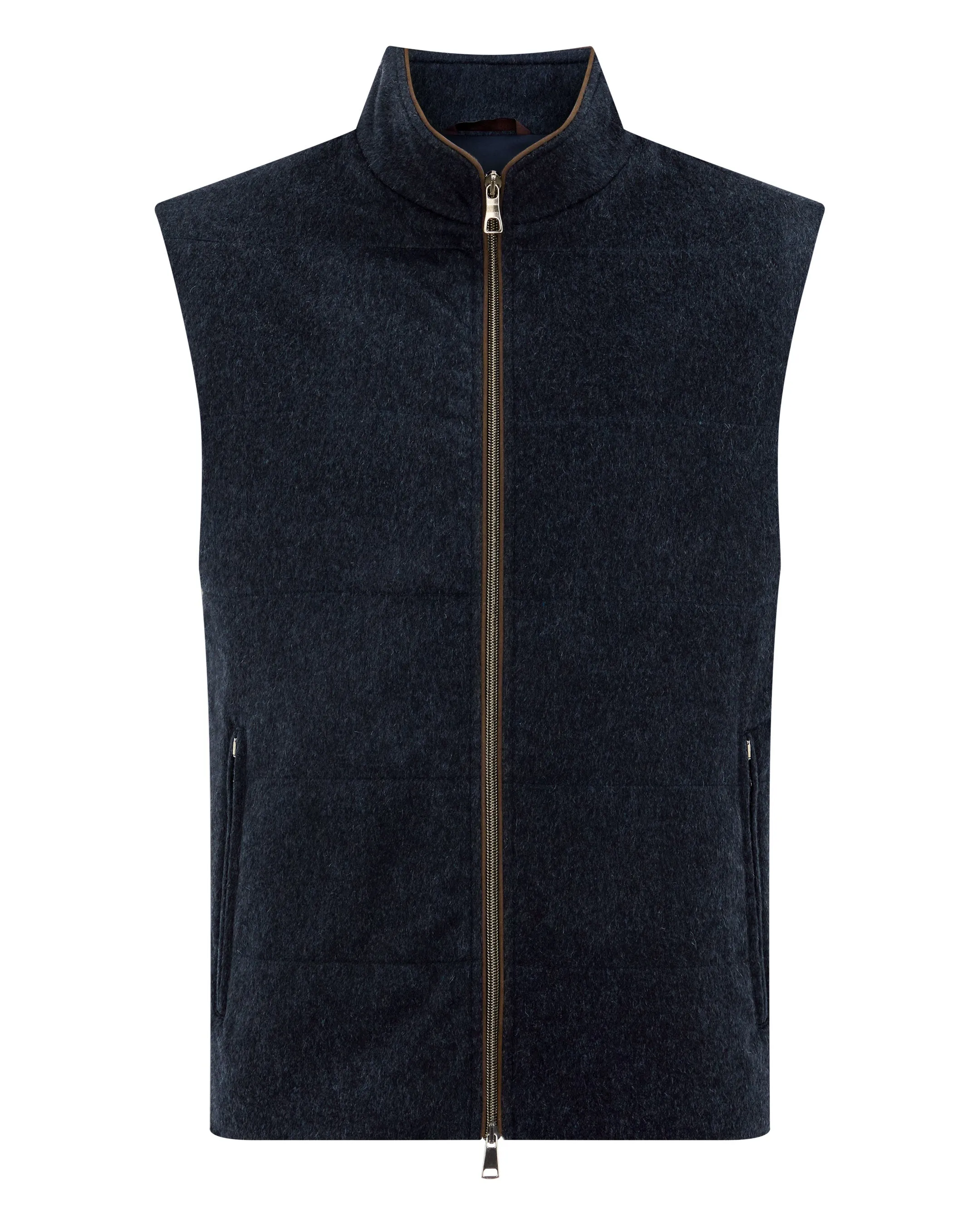 Men's Belgravia Cashmere Gilet Navy Melange