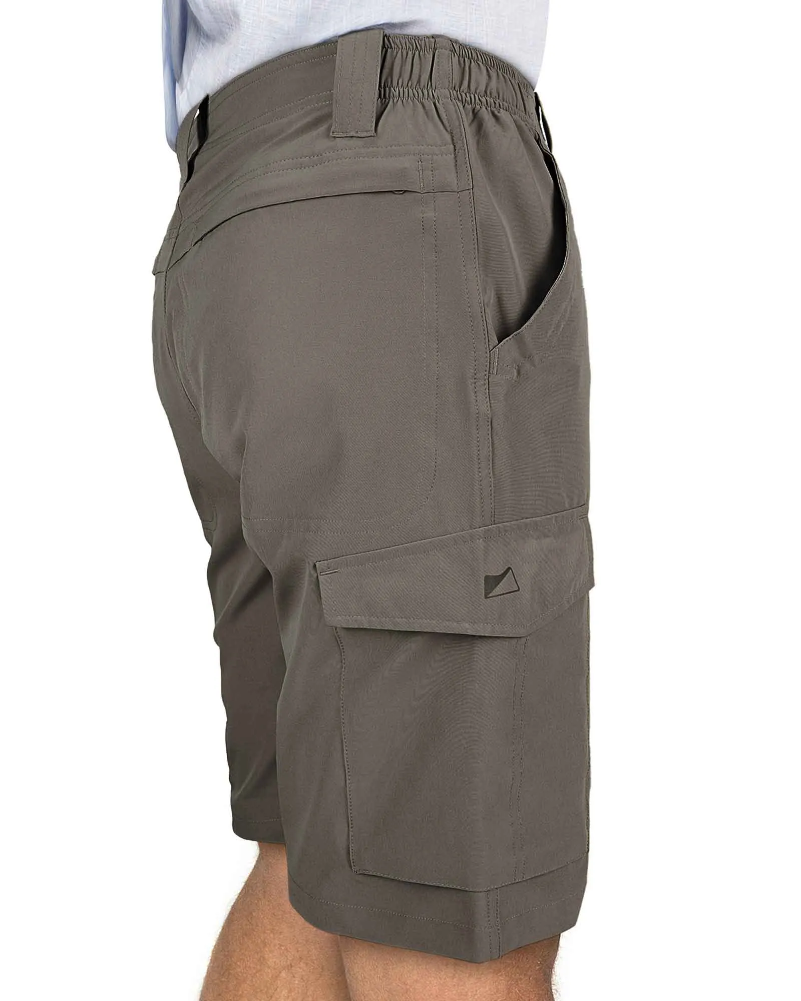 Men's Packable UPF50  10" Hiking Shorts with 7 Pockets