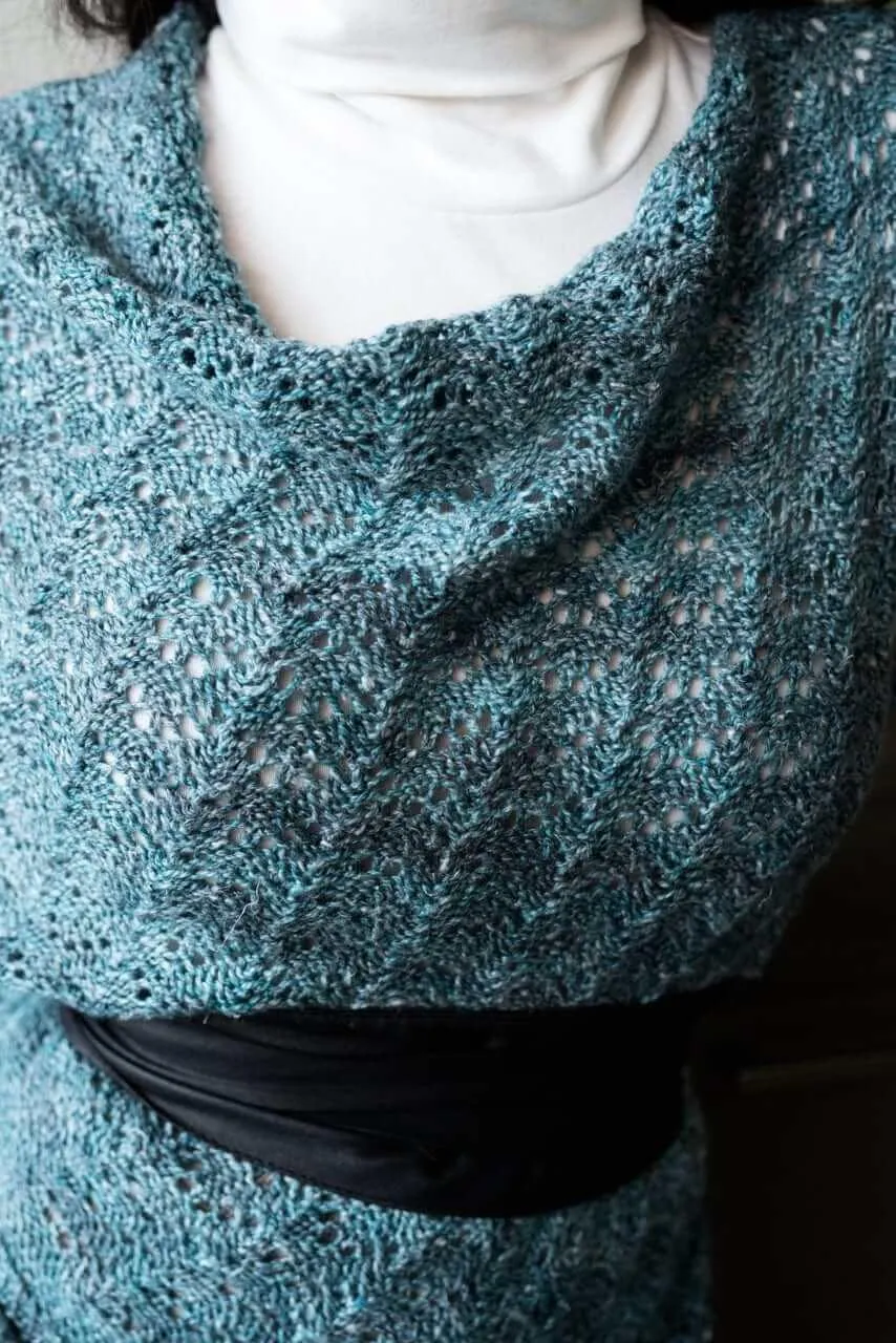 Mile End Poncho Knitting Pattern