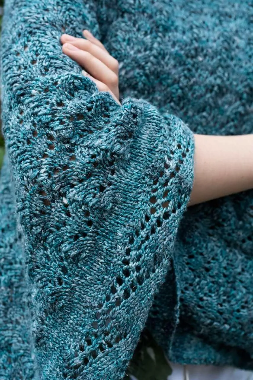 Mile End Poncho Knitting Pattern