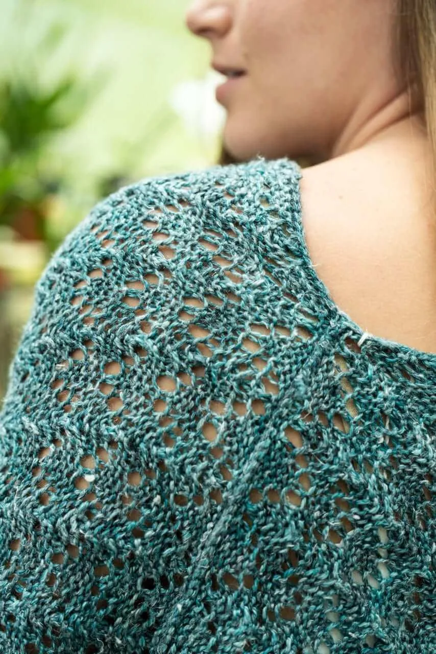 Mile End Poncho Knitting Pattern