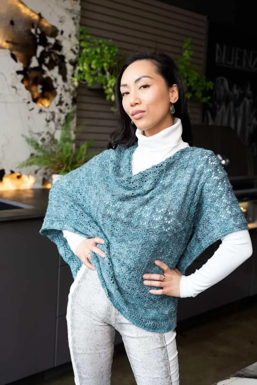 Mile End Poncho Knitting Pattern