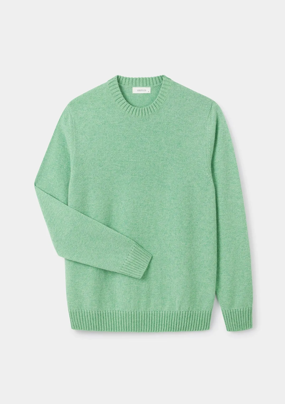 Mint Lambswool Crew Neck Jumper