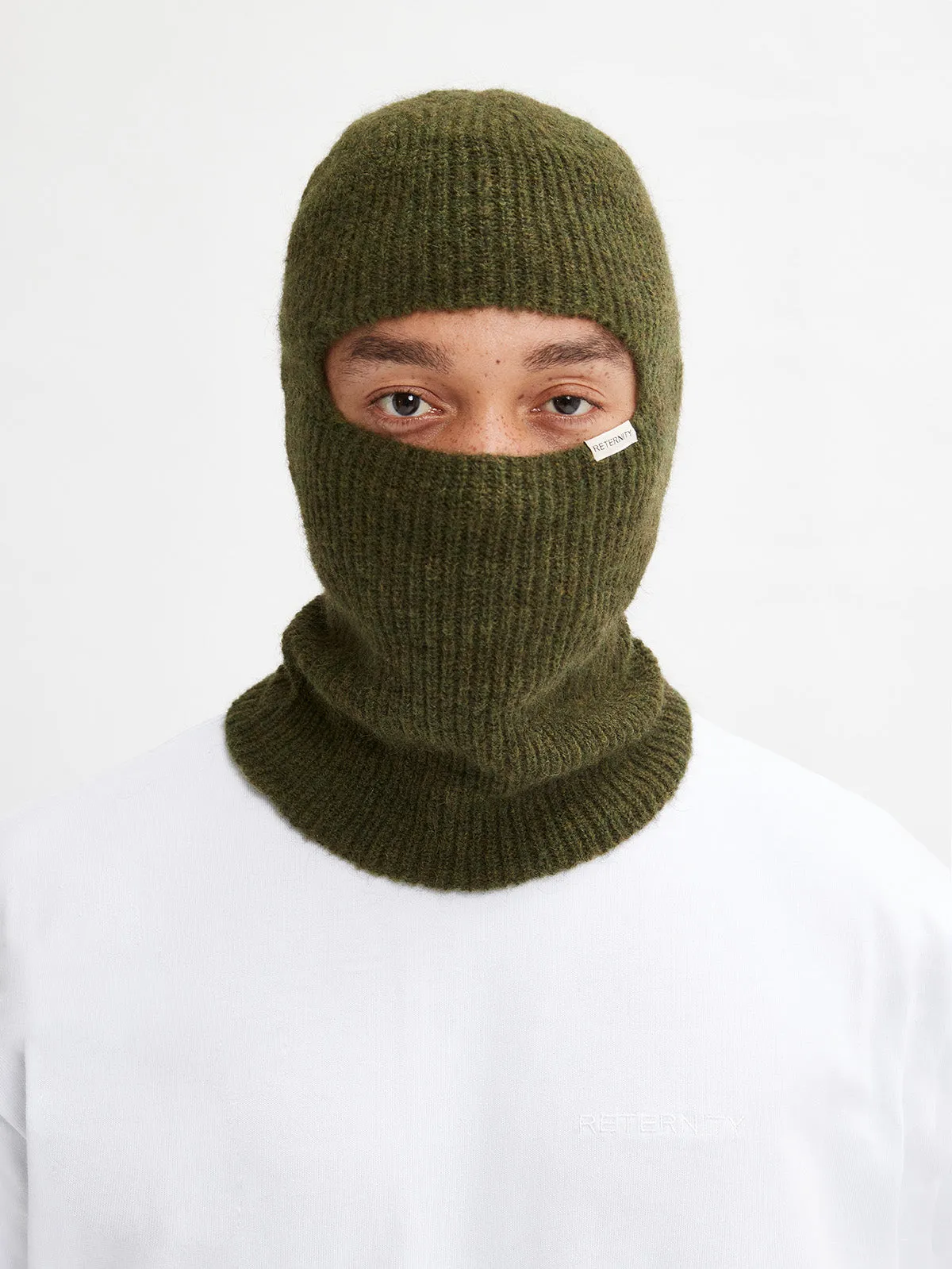 MOHAIR BALACLAVA - GREEN