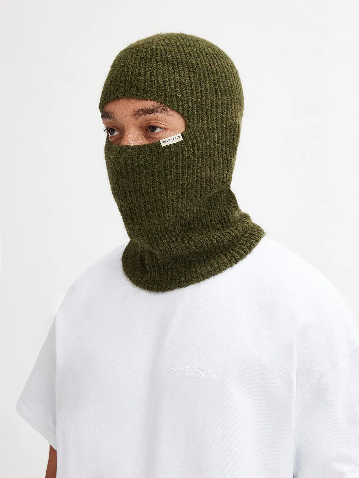 MOHAIR BALACLAVA - GREEN