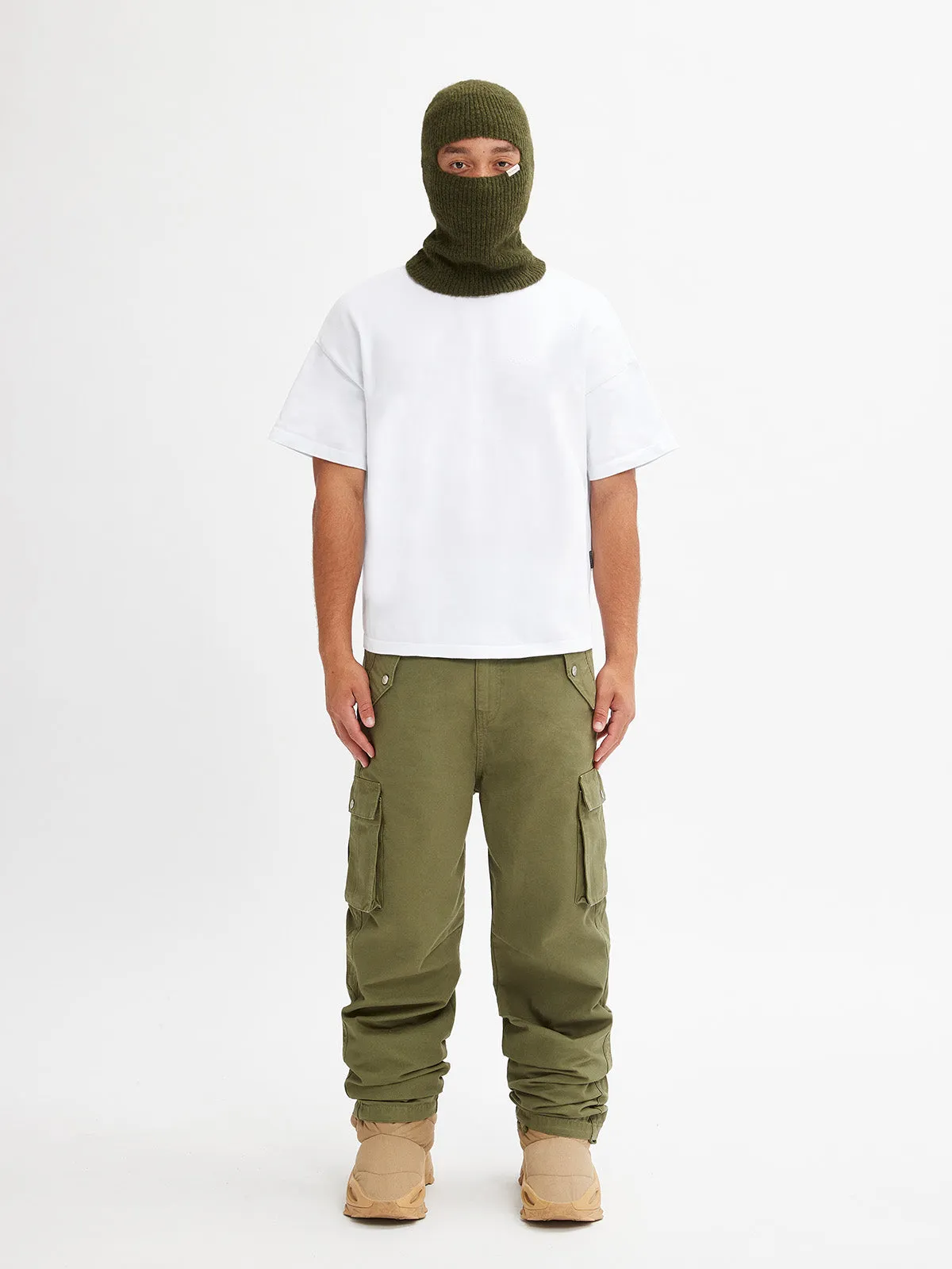 MOHAIR BALACLAVA - GREEN