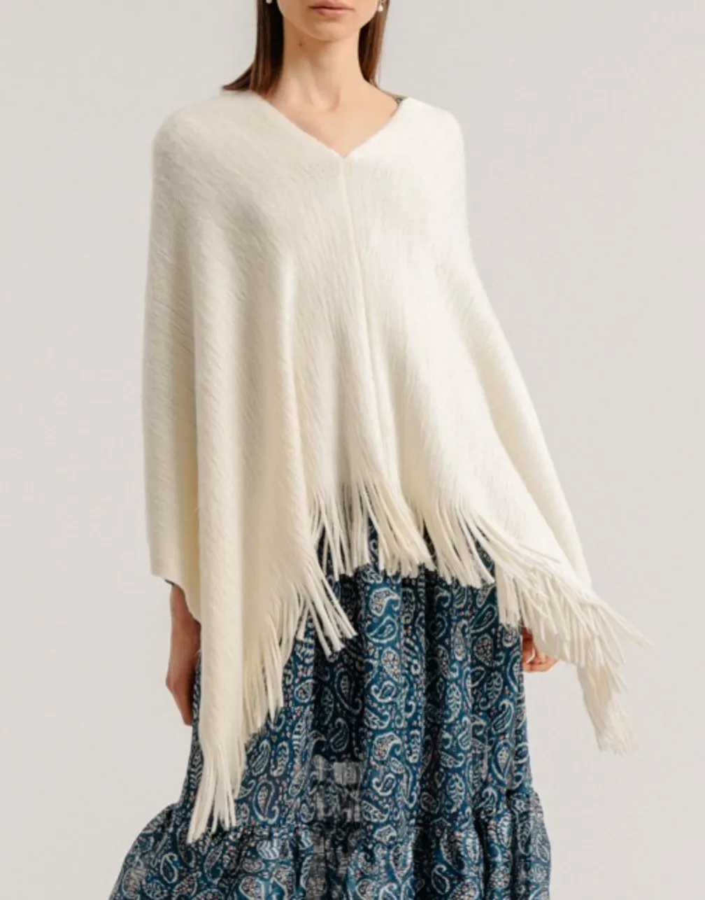 Molly Bracken V-Neck Pullover Poncho