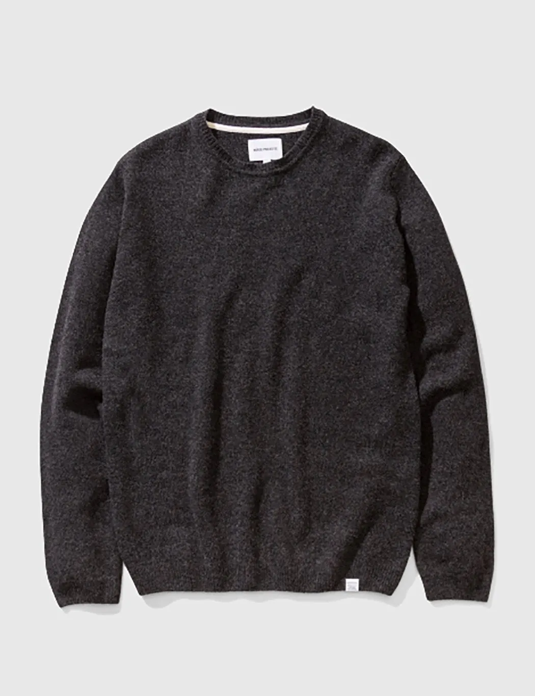 Norse Projects Sigfred Lambswool Jumper - Charcoal Grey