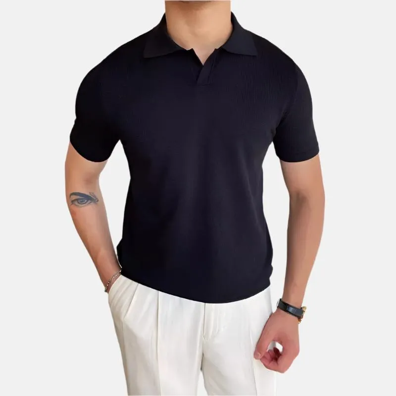 OSAN Slim V-Neck Polo