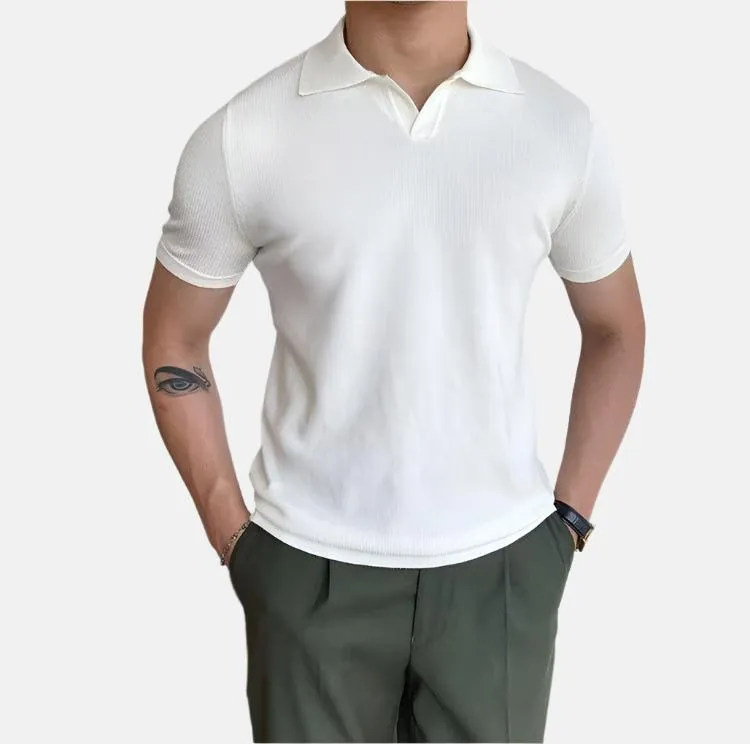 OSAN Slim V-Neck Polo