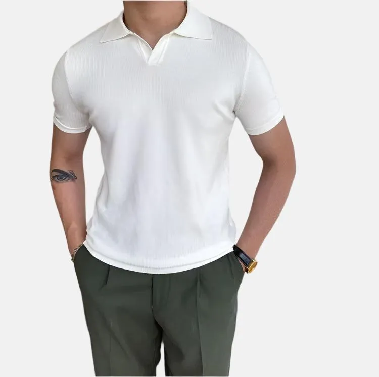 OSAN Slim V-Neck Polo