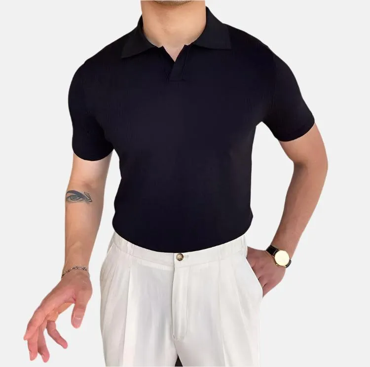 OSAN Slim V-Neck Polo