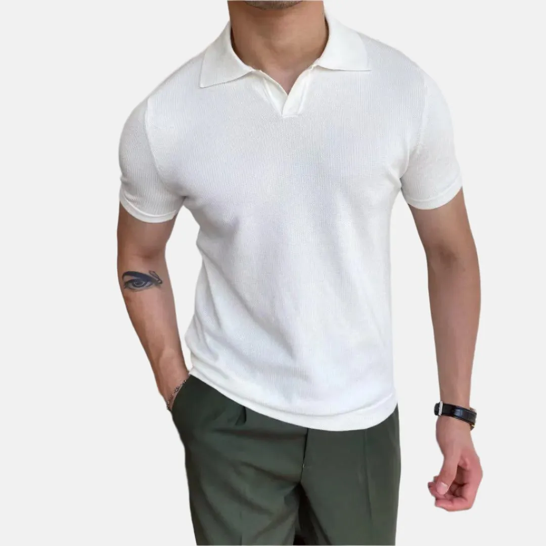 OSAN Slim V-Neck Polo