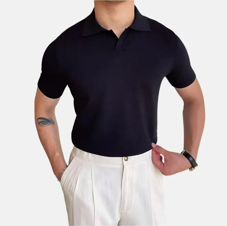 OSAN Slim V-Neck Polo