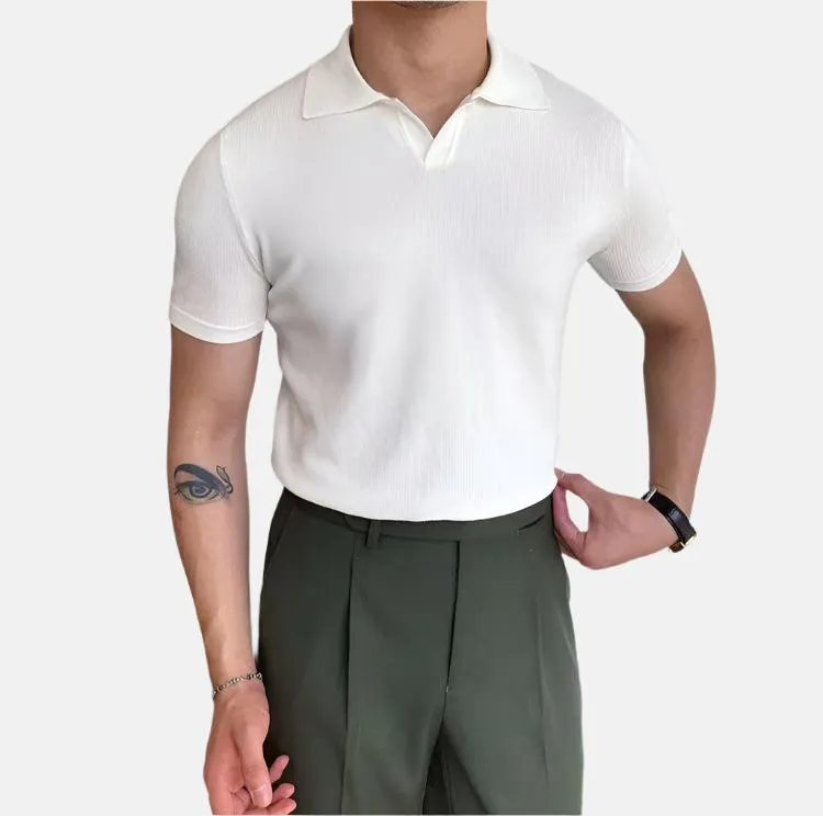 OSAN Slim V-Neck Polo