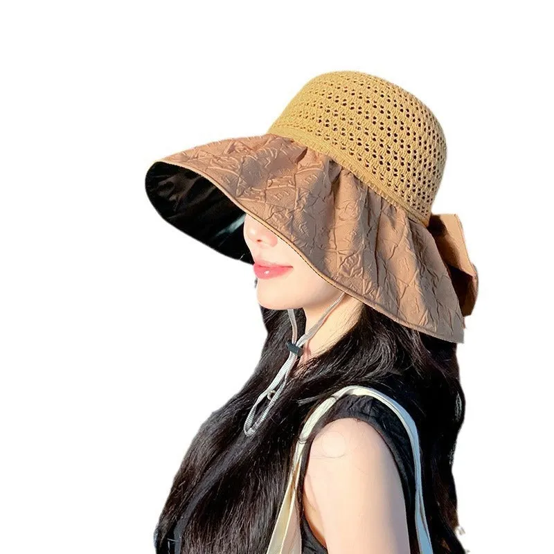 Packable Sun Hat with Bow