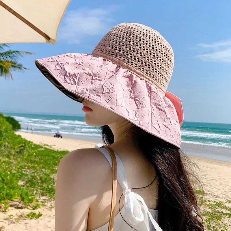 Packable Sun Hat with Bow