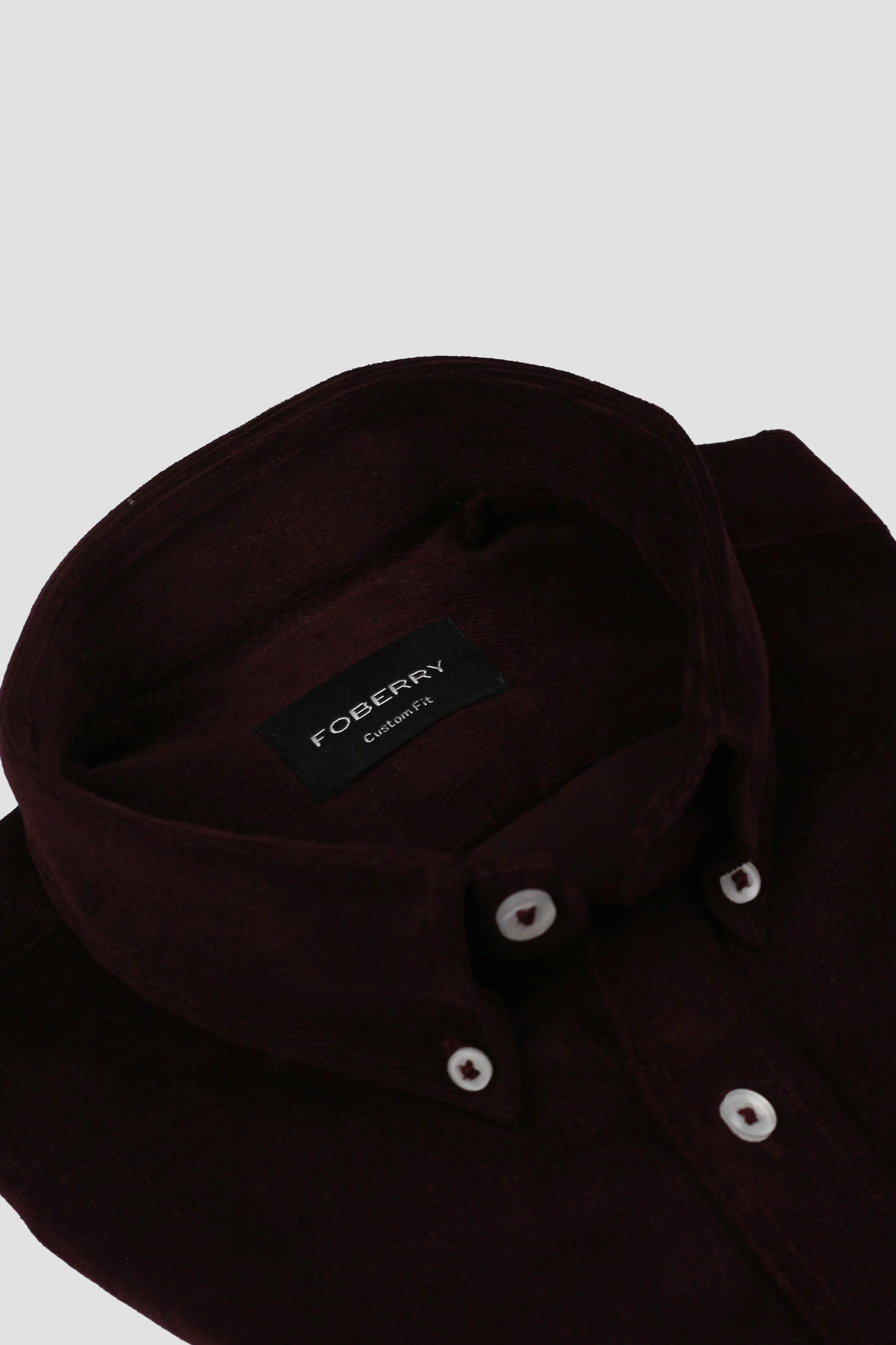 Plum Corduroy Shirt