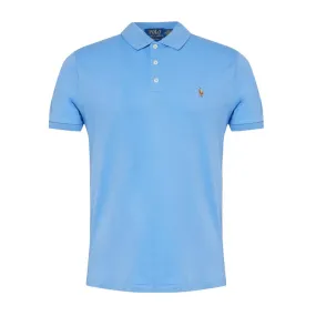 Polo Ralph Lauren Blue Logo Slim Fit Polo Shirt