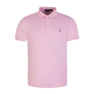 Polo Ralph Lauren Pink Logo Slim Fit Polo Shirt