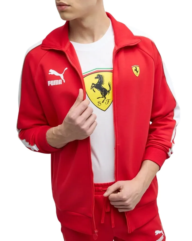 PUMA Men's Standard Scuderia Ferrari Race MT7 Track Jacket