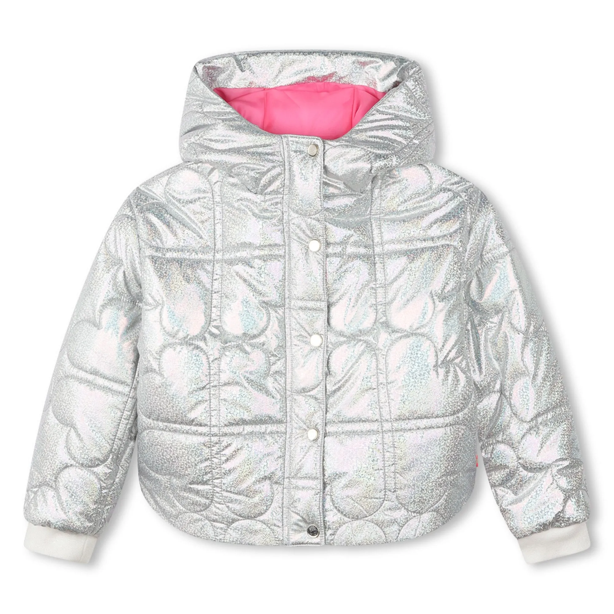 Quilted Iridescent Puffer Jacket