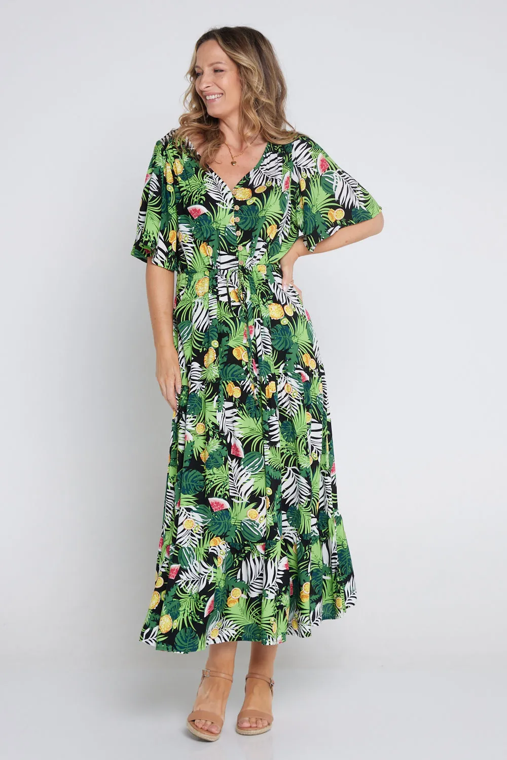 Quinn Maxi Dress - Tropical Summer