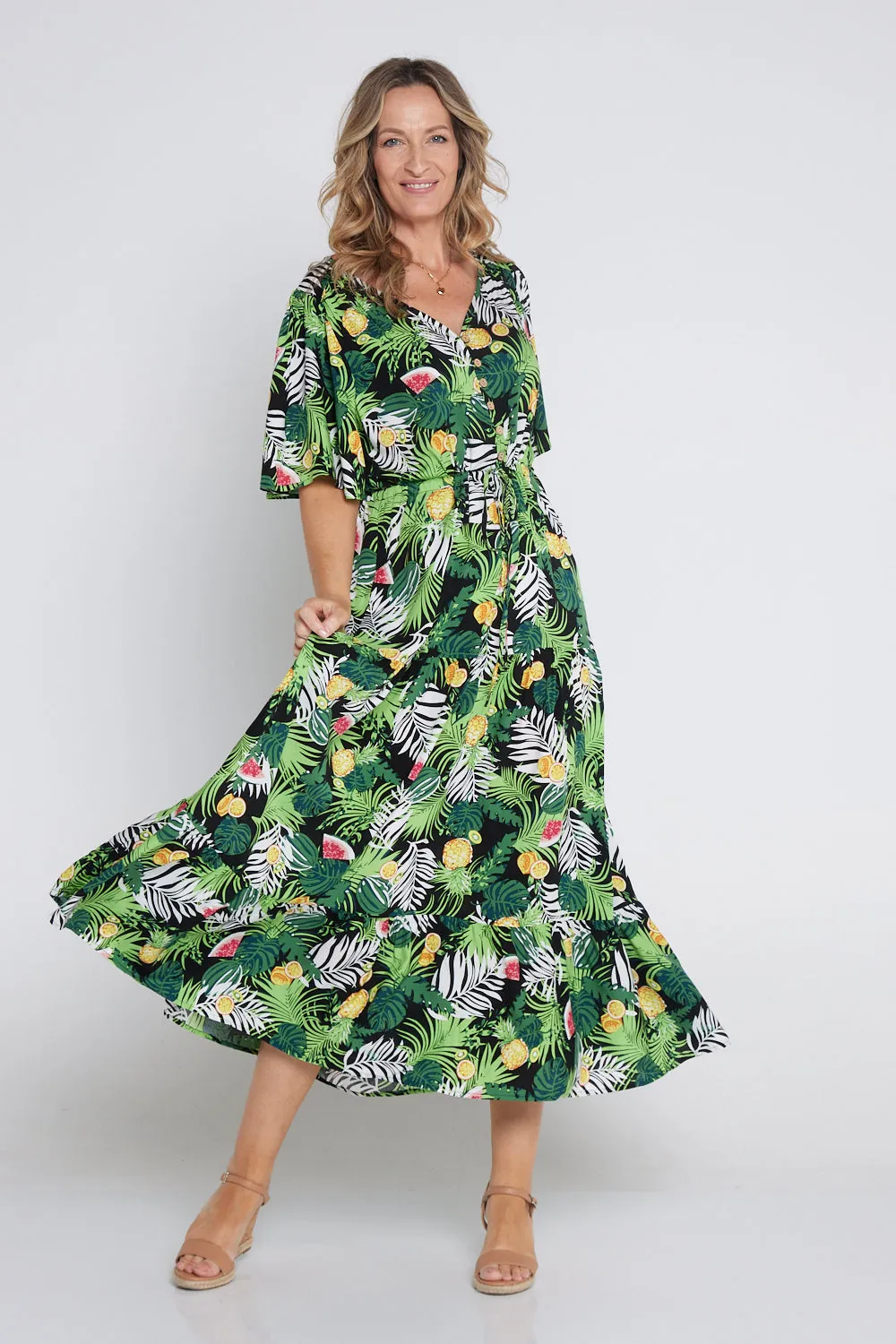 Quinn Maxi Dress - Tropical Summer