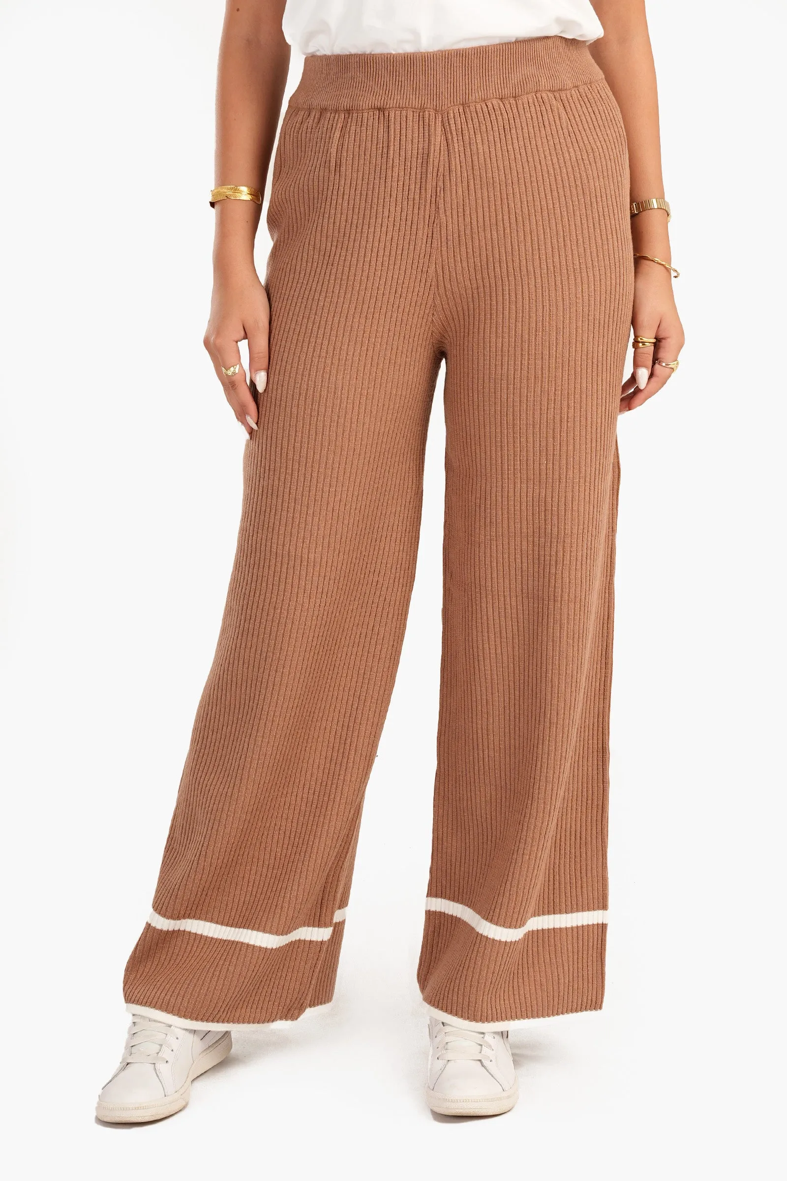 Rib-Knit Lounge Pants