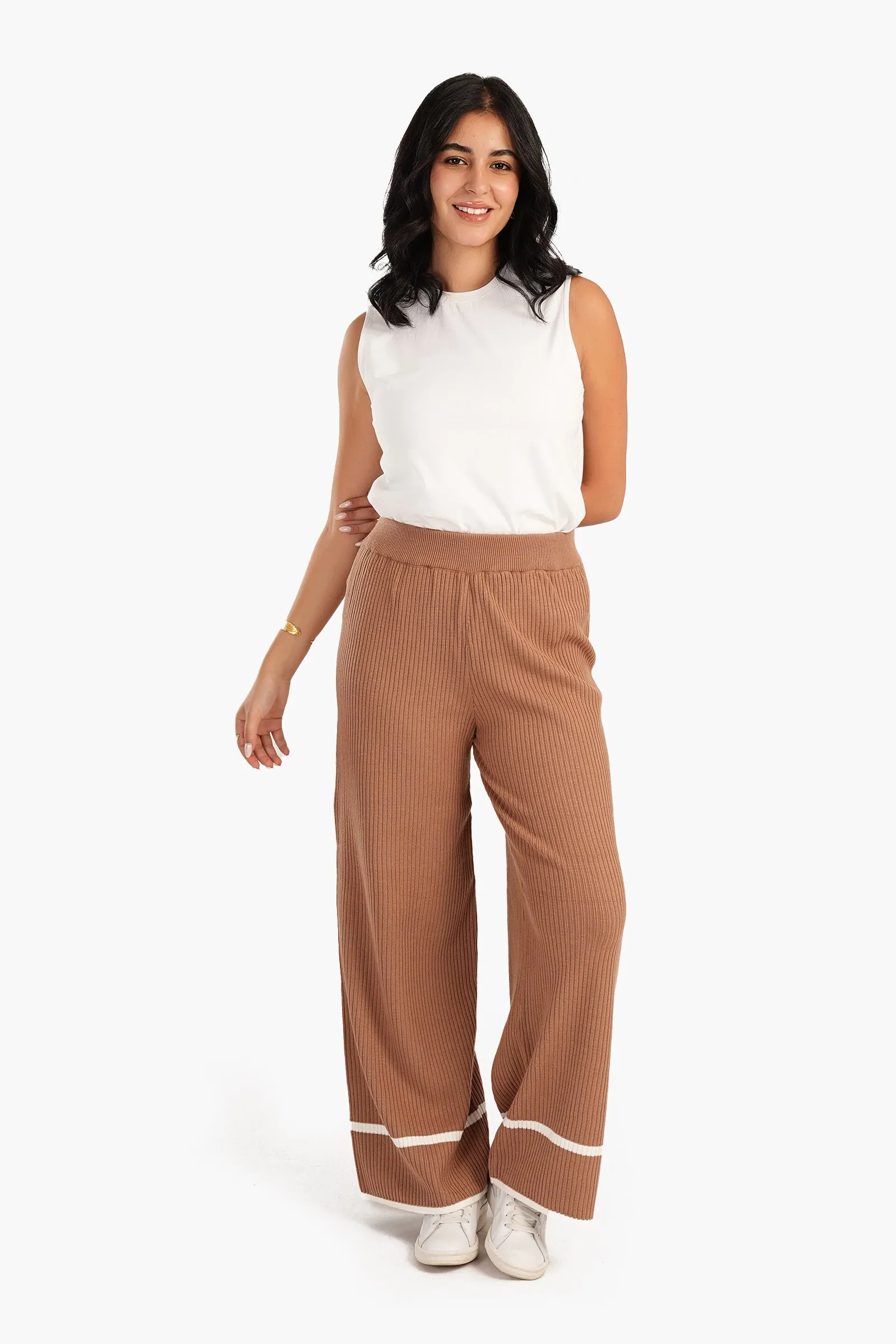 Rib-Knit Lounge Pants